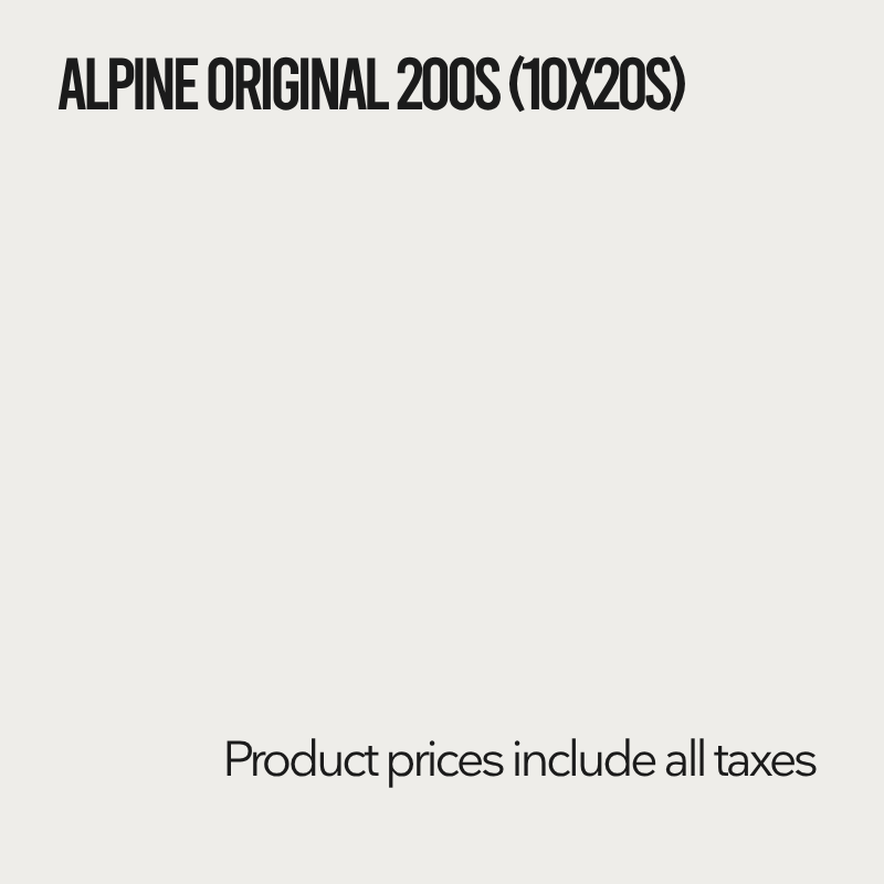 Alpine Original 200s (10x20s)